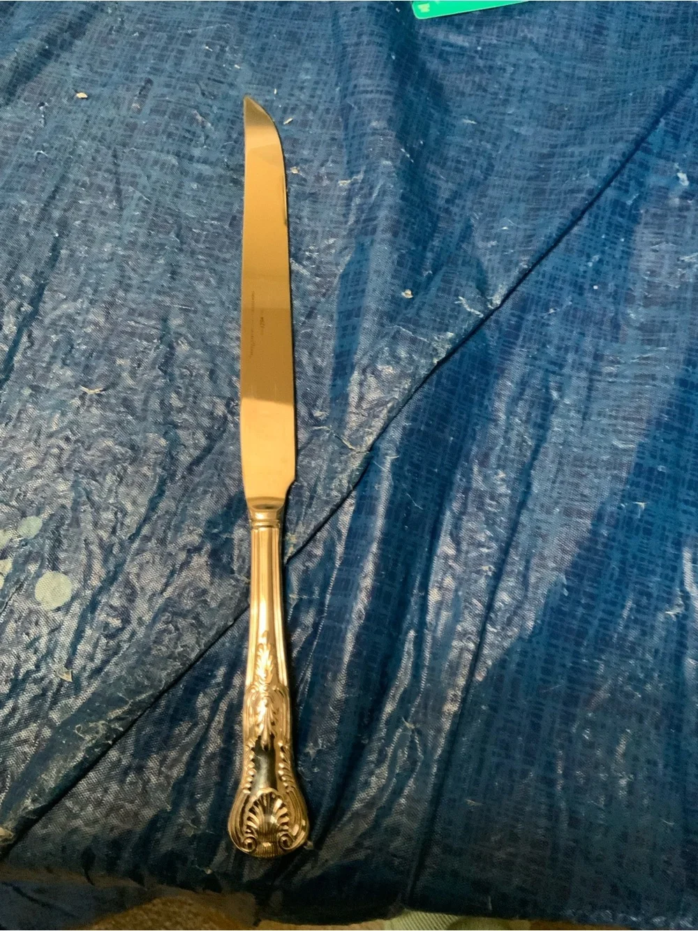 Reed & Barton Kings Stainless Korea 175th Anniversary carving knife.